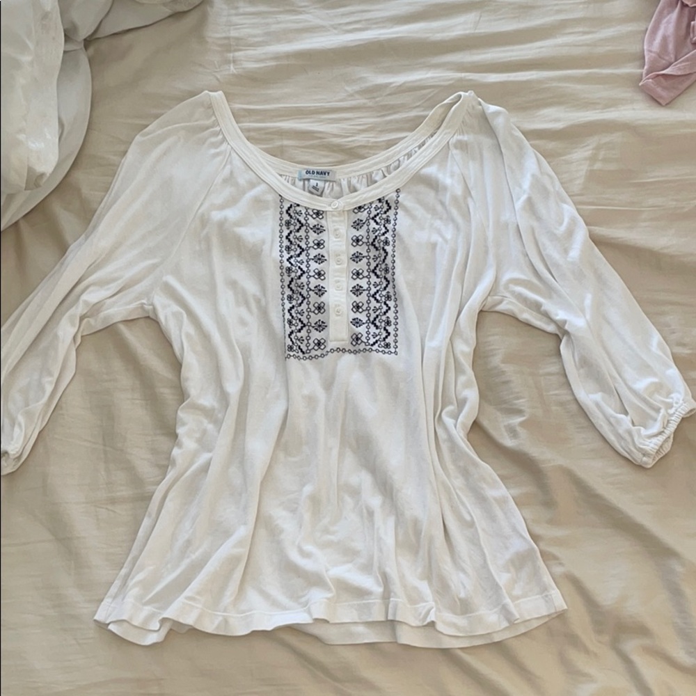 Old navy button blouse